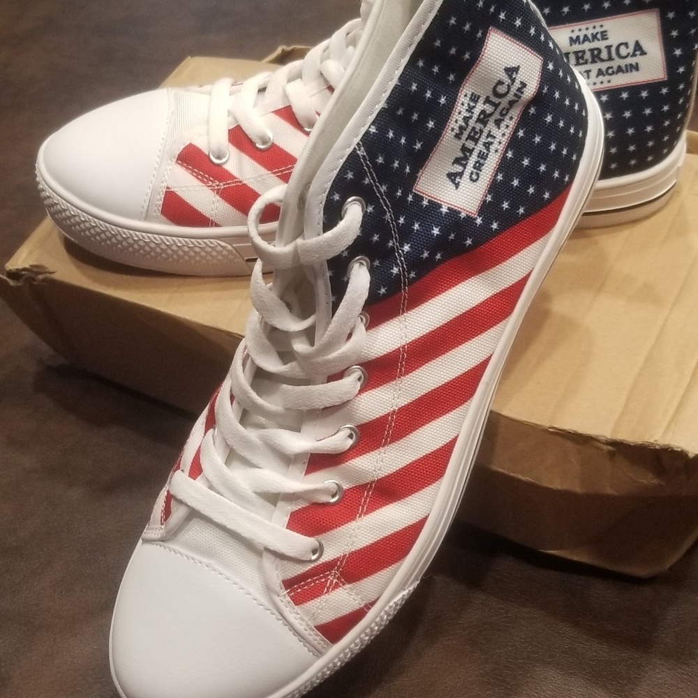 High top maga sneakers